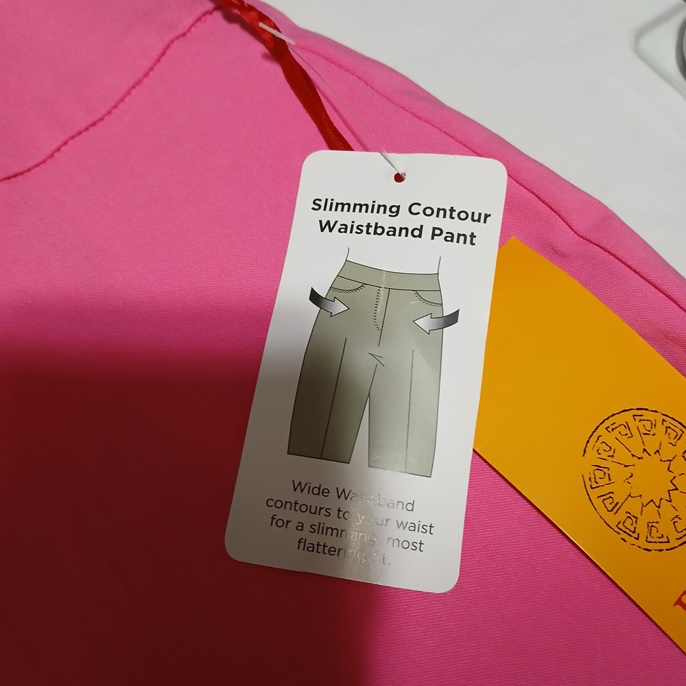 Ruby Rd Womens Hot Pink Slimming Contour Waistband Shorts Size 6‎ 47107 RP - Picture 6 of 10